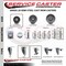 Service Caster 3 Inch Semi Steel Wheel Swivel 34 Inch Threaded Stem Caster Set 2 Brakes SCC SCC-TS20S315-SSR-34212-2-TLB-2 - alternate 3